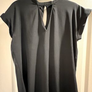 Black key hole, faux choker blouse from Express
